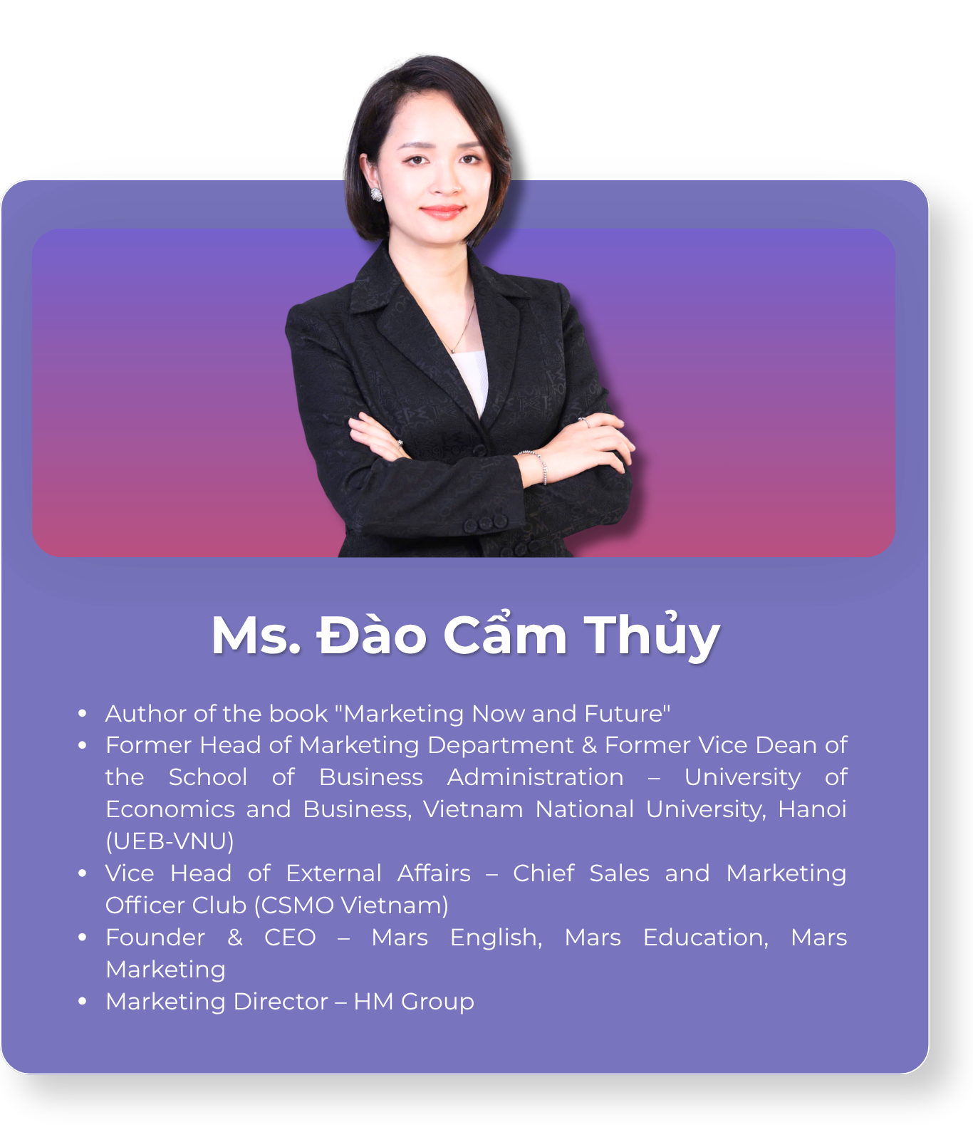 Ms. Đào Cẩm Thủy - Board of Mentors